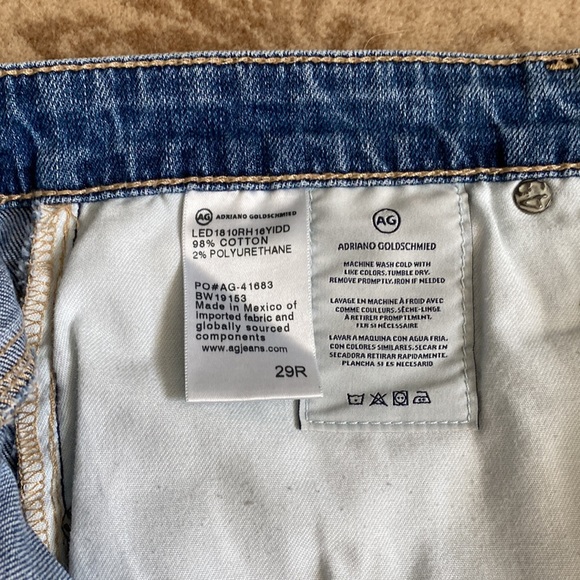 AG Distressed Denim Cut Off Shorts - Picture 6 of 6